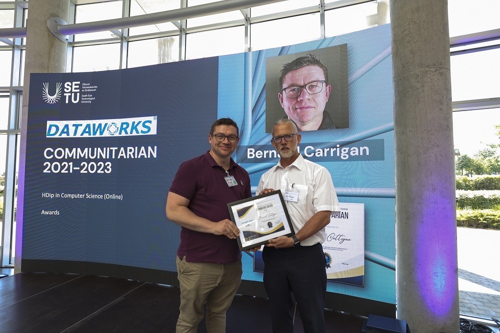 Bernard Carrigan – DataWorks Communitarian Award