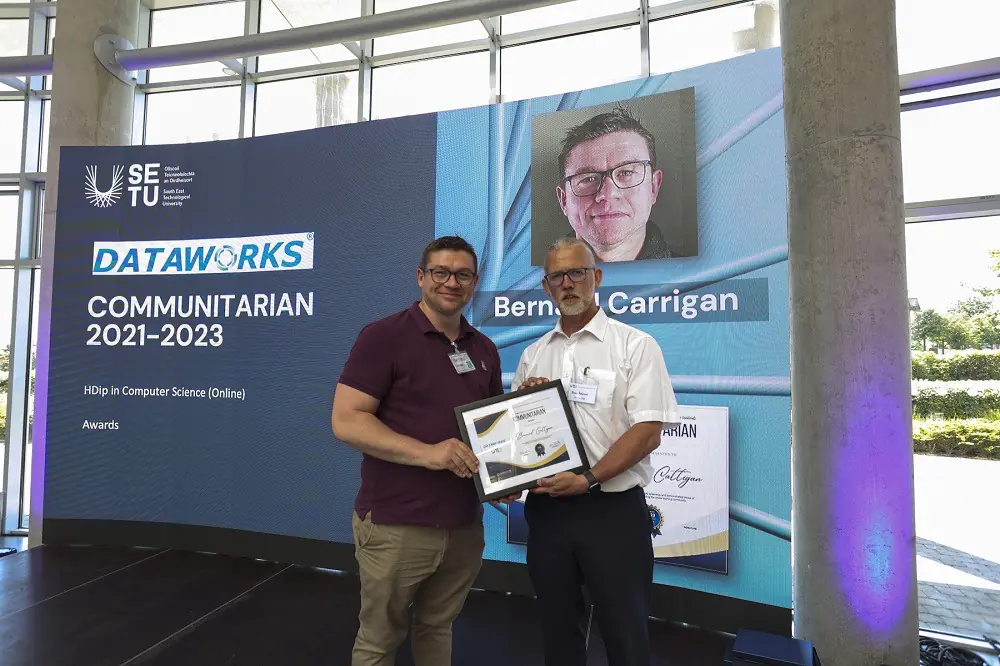 Bernard Carrigan – DataWorks Communitarian Award